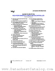 8XC251TQ datasheet pdf Intel