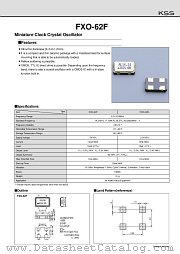 FXO-62F datasheet pdf American KSS