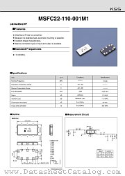 MSFC22-110-001M1 datasheet pdf American KSS