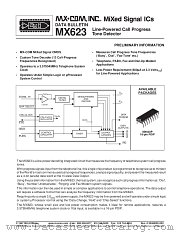 MX623 datasheet pdf MXCOM