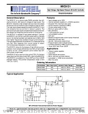 MIC9131 datasheet pdf Micrel Semiconductor