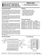 MIC5841/5842 datasheet pdf Micrel Semiconductor