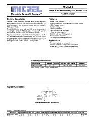 MIC5258 datasheet pdf Micrel Semiconductor