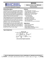 MIC5255 datasheet pdf Micrel Semiconductor