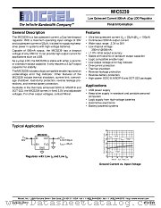 MIC5239 datasheet pdf Micrel Semiconductor