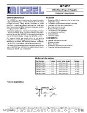 MIC5237 datasheet pdf Micrel Semiconductor