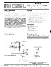 MIC5010 datasheet pdf Micrel Semiconductor