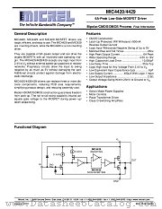 MIC4420/4429 datasheet pdf Micrel Semiconductor