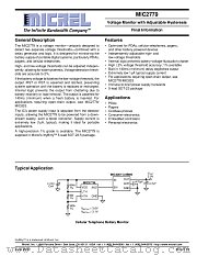 MIC2779 datasheet pdf Micrel Semiconductor