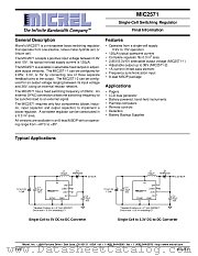 MIC2571 datasheet pdf Micrel Semiconductor