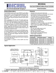 MIC2564A datasheet pdf Micrel Semiconductor