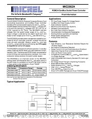 MIC2562A datasheet pdf Micrel Semiconductor