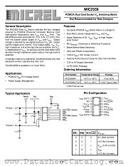 MIC2559 datasheet pdf Micrel Semiconductor