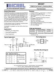 MIC2557 datasheet pdf Micrel Semiconductor