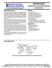 MIC2545A/2549A datasheet pdf Micrel Semiconductor