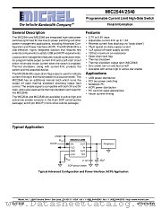 MIC2544/2548 datasheet pdf Micrel Semiconductor