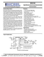 MIC2182 datasheet pdf Micrel Semiconductor