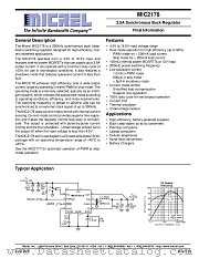 MIC2178 datasheet pdf Micrel Semiconductor