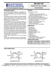 MIC1555/1557 datasheet pdf Micrel Semiconductor