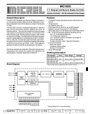 MIC10951 datasheet pdf Micrel Semiconductor