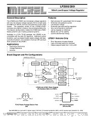 LP2950/2951 datasheet pdf Micrel Semiconductor