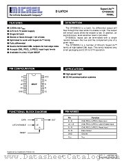 SY55853U datasheet pdf Micrel Semiconductor