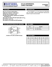 SY10EP08V datasheet pdf Micrel Semiconductor