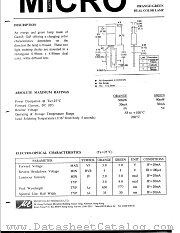 MOGB73W datasheet pdf Micro Electronics