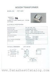 PCT1615 datasheet pdf Micro Electronics