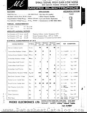 ME4101 datasheet pdf Micro Electronics