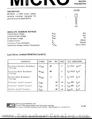 MPS8097 datasheet pdf Micro Electronics