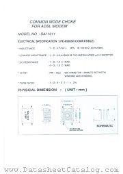 SAI-1011 datasheet pdf Micro Electronics