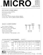 MG241A datasheet pdf Micro Electronics
