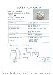 PCT-1861 datasheet pdf Micro Electronics