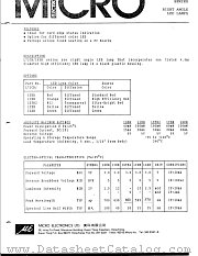 L72CB/1GDB datasheet pdf Micro Electronics