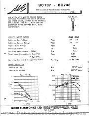 BC737 datasheet pdf Micro Electronics