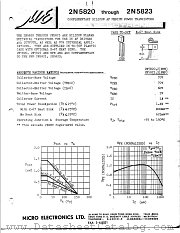 2N5822 datasheet pdf Micro Electronics