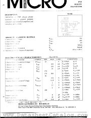 2N5367(R) datasheet pdf Micro Electronics