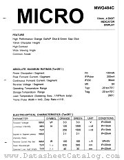 MWG484C datasheet pdf Micro Electronics