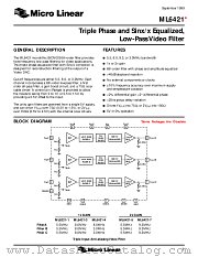 ML6421 datasheet pdf Micro Linear