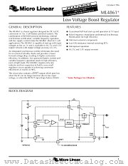 ML4861 datasheet pdf Micro Linear