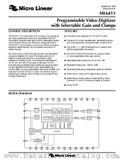 ML6411 datasheet pdf Micro Linear