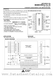 M5M5V4R01J-12 datasheet pdf Mitsubishi Electric Corporation