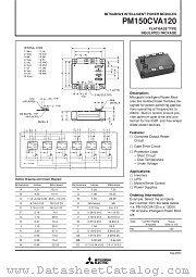 PM150CVA120 datasheet pdf Mitsubishi Electric Corporation