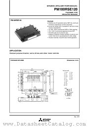 PM100RSE120 datasheet pdf Mitsubishi Electric Corporation