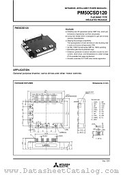 PM50CSD120 datasheet pdf Mitsubishi Electric Corporation