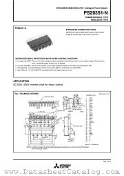 PS20351-N datasheet pdf Mitsubishi Electric Corporation