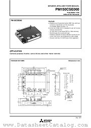 PM150CSE060 datasheet pdf Mitsubishi Electric Corporation