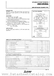 2SC1946A datasheet pdf Mitsubishi Electric Corporation