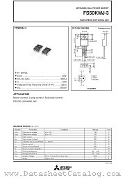 FS50KMJ-3 datasheet pdf Mitsubishi Electric Corporation